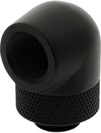Jungtis XSPC G1/4, 90 Degree Rotary Fitting V2 - Matte Black, juoda sp.
