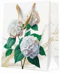 Dovanų maišelis Paw Decor Collection Romantic White Hydrangeas, 20 cm x 25 cm x 10 cm, įvairių spalvų