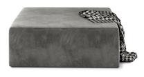 Pufas Kelim Monolith 85, pilka sp., 83 cm x 83 cm x 42 cm