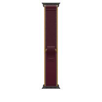 Ремешок для часов Apple Trail Loop, 49 mm S/M, titanium black цв./burgundy цв.