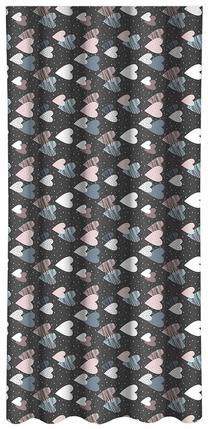 Nakts aizkari ZMD-221, balts krās./grafīta krās./zila krās., 160 cm x 170 cm