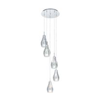 Valgusti rippuv Eglo Alvaredo 96426, E14, 5 x 40 W, kroom v. / kroom v.