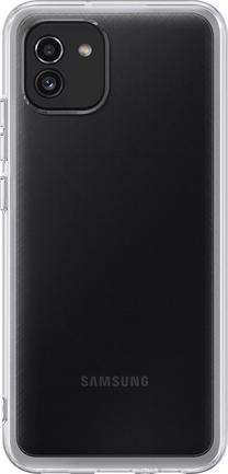 Telefona vāciņš Samsung Soft Clear Cover - Transparent for Galaxy A03, caurspīdīga krās., Samsung