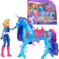 Figūrėlių rinkinys, su priedais Spin Master Unicorn Academy Isabel And River, mėlyna sp./rožinė sp.