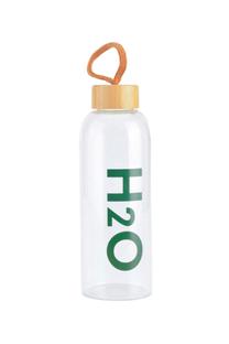 Ūdens pudele Hermia 409PBH1167, caurspīdīga krās., stikls, 0.6 l