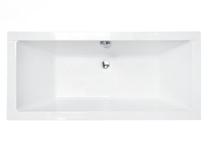 Vonia, laisvai pastatoma Besco Vera, 180 cm x 80 cm x 62 cm, stačiakampis, balta sp.