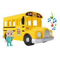 Žaislinis autobusas CoComelon Musical Yellow School Bus CMW0015, geltona sp.