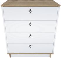 Komoda Kalune Design Sahra 875ZNA4564, ąžuolo sp./balta sp., 83.1 cm x 42 cm x 72 cm