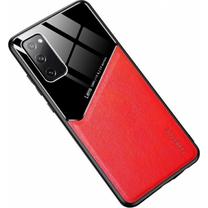 Telefona vāciņš Mocco Lens Leather Back Case for Xiaomi Redmi Note 9T, sarkana krās., Xiaomi