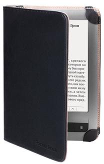 E-lasītāja futrālis Pocketbook 622/623/624, melna krās., 6"