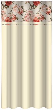 Nakts aizkari ZMK-003, krēmkrāsa/oranža krās./sarkana krās., 160 cm x 250 cm