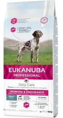 Sausas šunų maistas Eukanuba Professional Adult Working & Endurance, vištiena/kalakutiena, 19 kg