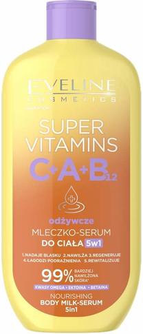 Kūno pienelis Eveline Super Vitamins C+A+B12, 350 ml