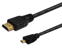 Adapteris Savio HDMI Micro - HDMI CL-39 Micro HDMI, HDMI, 1 m, melna krās.