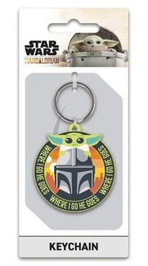 Atslēgu piekariņš Pyramid International Star Wars Mandalorian, daudzkrāsaina