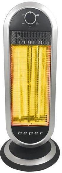 Infrasarkanais sildītājs Beper RI.163, 0.9 kW, Sudraba krās./Melna krās.