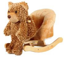 Supamas žaislas Jolly Ride Bear 3in1 JR2507, mediena, poliesterinis, ruda sp.