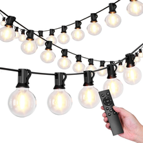 Lempučių girlianda Bauerkraft H-672, 15 m, šiltai balta sp., 25 LED, Juoda sp.