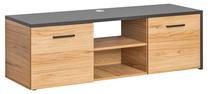 ТВ стол Mark Toronto, коричневый цв./графитовый цв., 135 см x 42 см x 44.5 см