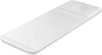 Prekė su pažeista pakuote, Belaidis įkroviklis Samsung Trio Wireless Charger, Qi Wireless, balta sp., 9 W
