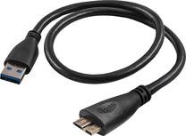 Kabelis Akyga AK-USB-26 USB Type-A, Micro B, 0.5 m, melna krās.