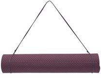 Fitnesa un jogas paklājs Yate TPE Eco, rozā krās./violeta krās., 173 cm x 61 cm x 0.6 cm