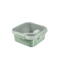 Konteiners pārtikai Curver Lunch, 0.9 l, 16 cm x 16 cm, zaļa krās.