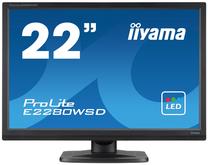 Monitors Iiyama ProLite E2280WSD-B1, TN, 60 Hz, 22"