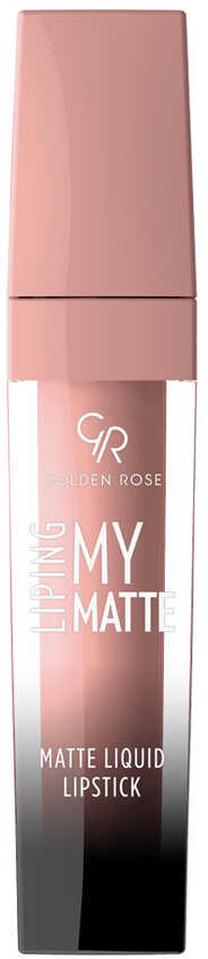 Lūpų dažai Golden Rose My Matte Liping, 5 ml, šviesiai rožinė sp., 2.0