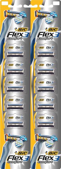 Бритвенные лезвия Bic Flex 3 Comfort, 10 шт.