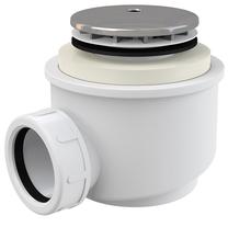 Vožtuvas dušui Besco Shower Tray Drain, balta sp./chromo sp.