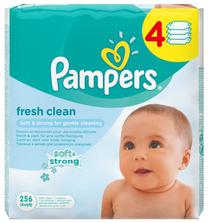 Drėgnos servetėlės kūdikiams Pampers, 256 vnt.