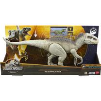 Žaislinė figūrėlė Mattel Jurassic World Dino Trackers Indominus Rex HNT64, 53 cm, pilka sp.