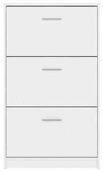 Batų dėžė Nepo, balta, 70 cm x 18 cm x 121 cm