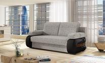 Sofa Laura Berlin 01, Soft 11, pilka sp., 200 x 202 cm x 84 cm