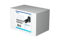 Valgusti lagi GTV Lupo, GU10, 2 x 50 W, must v. / must v.