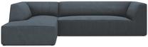 Kampinė sofa Micadoni Home Ruby 4 Seats, mėlyna sp., kairinė, 273 x 180 cm x 69 cm