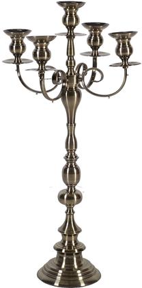Žvakidė Home4you, metalas, 89 cm, ruda sp.