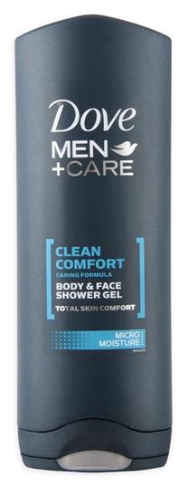 Kūno prausimosi želė Dove Clean Comfort, 400 ml