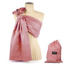 Ķengursoma La bebe Nursing Sling Linen 141916, rozā krās.