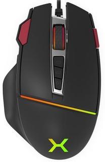 Žaidimų pelė Krux Fuze Pro, juoda/raudona