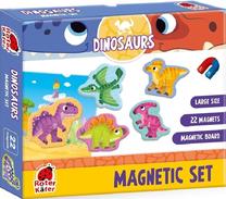 Магнитная игрушка Roter Kafer Magnetic Set Dinosaurs, 4 см, многоцветный, 22 шт.