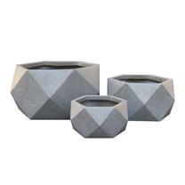 Puķu pods 51382354, plastmasa, Ø 58 cm, pelēka krās.