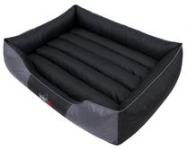 Gyvūno guolis Hobbydog Premium LPRCSP1, juoda sp./šviesiai pilka sp., L