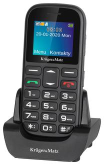 Кнопочный телефон Kruger&Matz KM0920, черный цв.