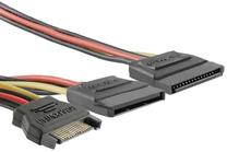 Vads Qoltec SATA, SATA 15 pin female x2, 0.2 m