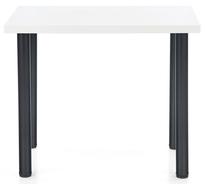 Stalas Modex 2 90, balta sp./juoda sp., 90 cm x 60 cm x 75 cm