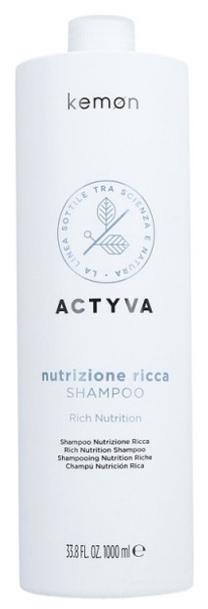Šampūnas Kemon Actyva Nutrizione Ricca, 1000 ml