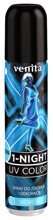 Tonuojantis purškiklis Venita Neon Uv, mėlyna sp., Blue 2, 50 ml