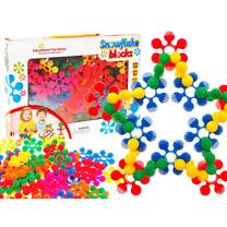 Konstruktorius Education Snowflake Blocks, 72 vnt.